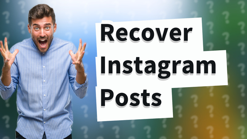 Recover Instagram Posts