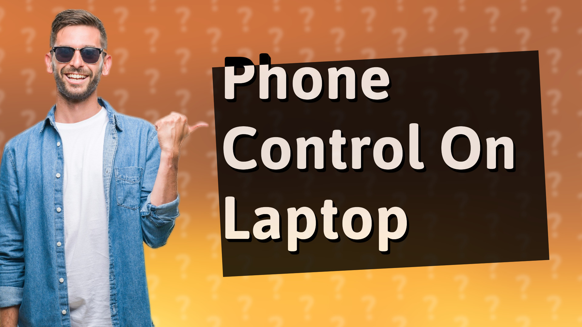 Phone Control On Laptop