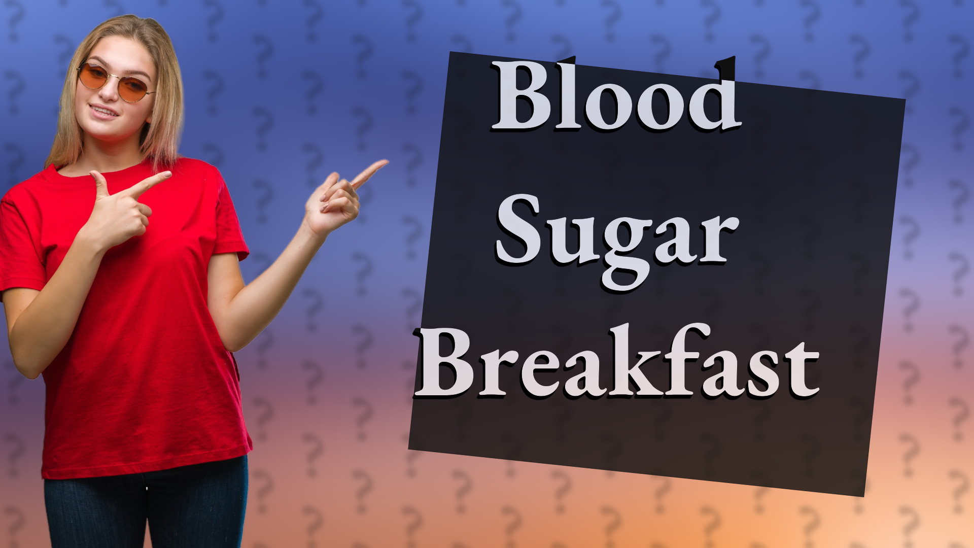 Blood Sugar Breakfast