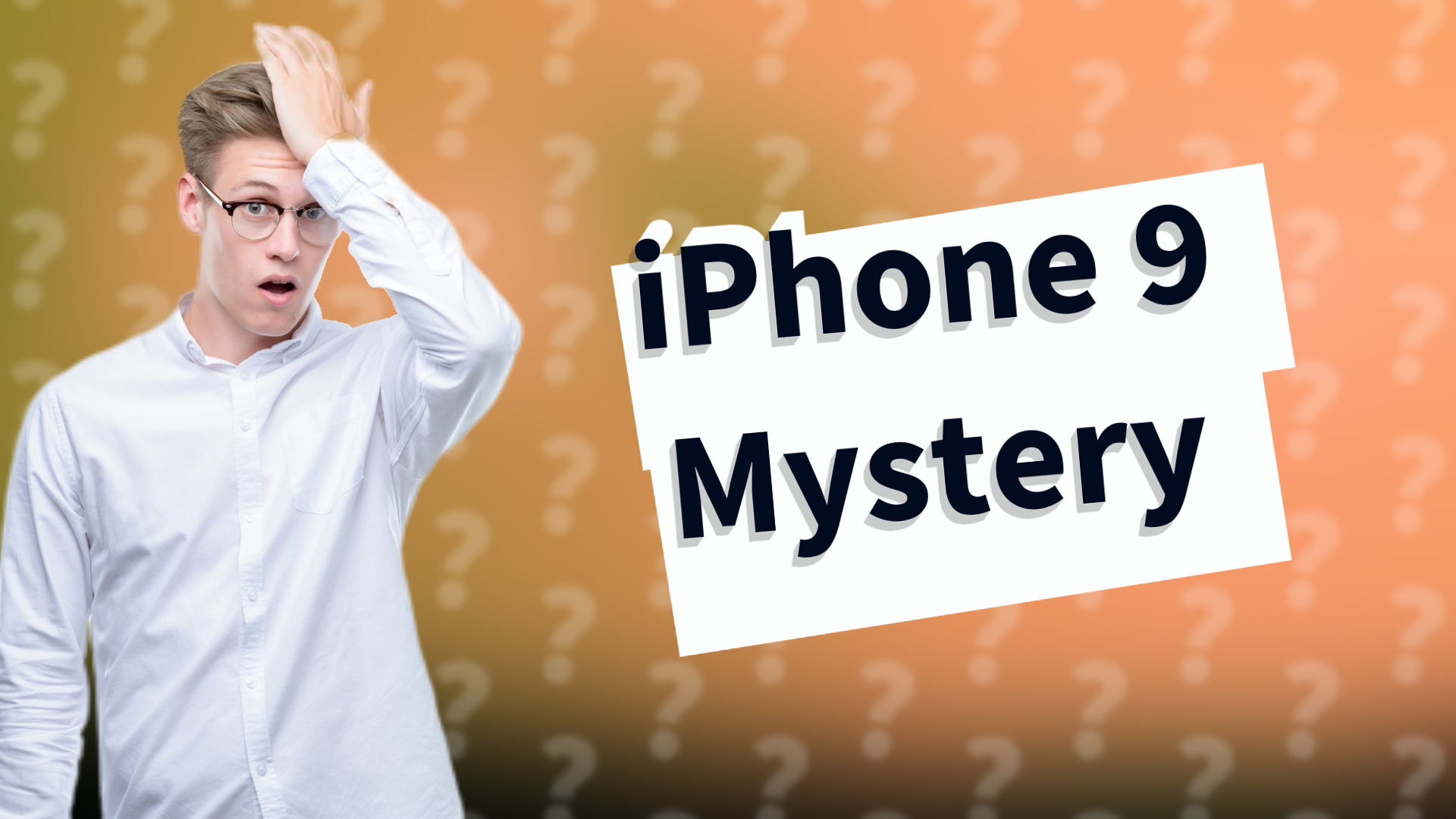 iPhone 9 Mystery