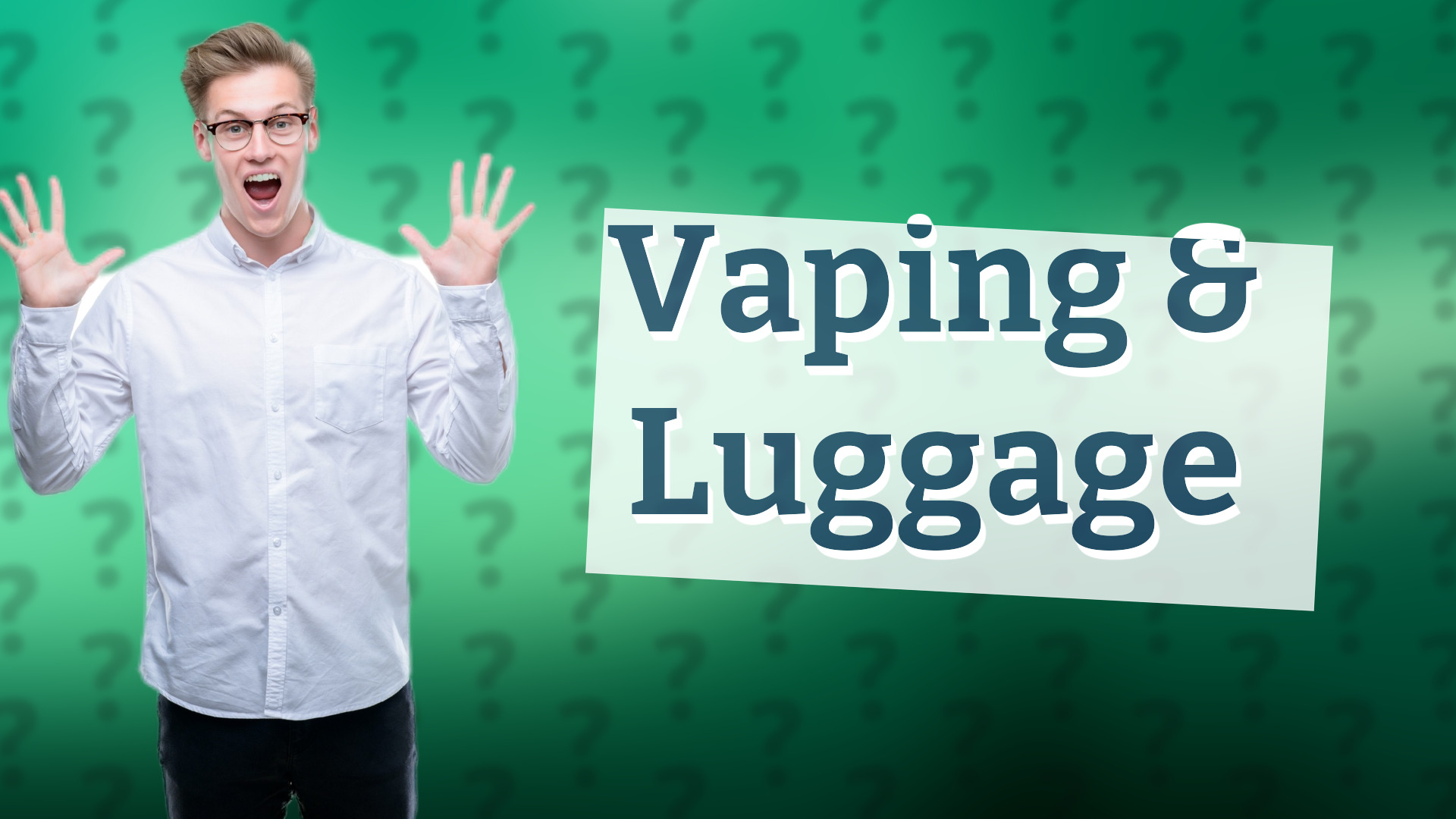 Vaping & Luggage