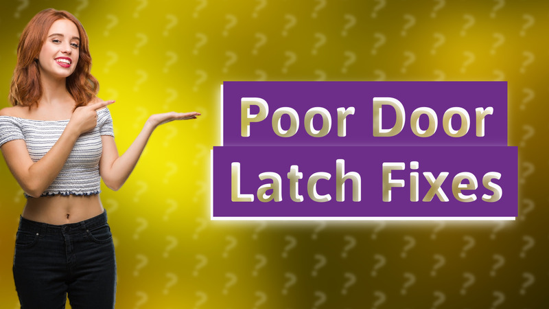 Poor Door Latch Fixes