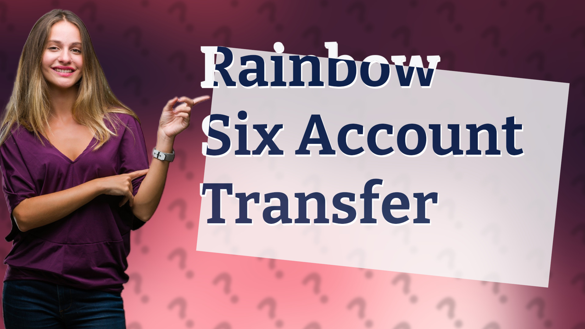 Rainbow Six Account Transfer