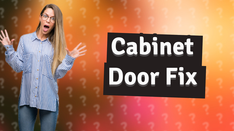 Cabinet Door Fix