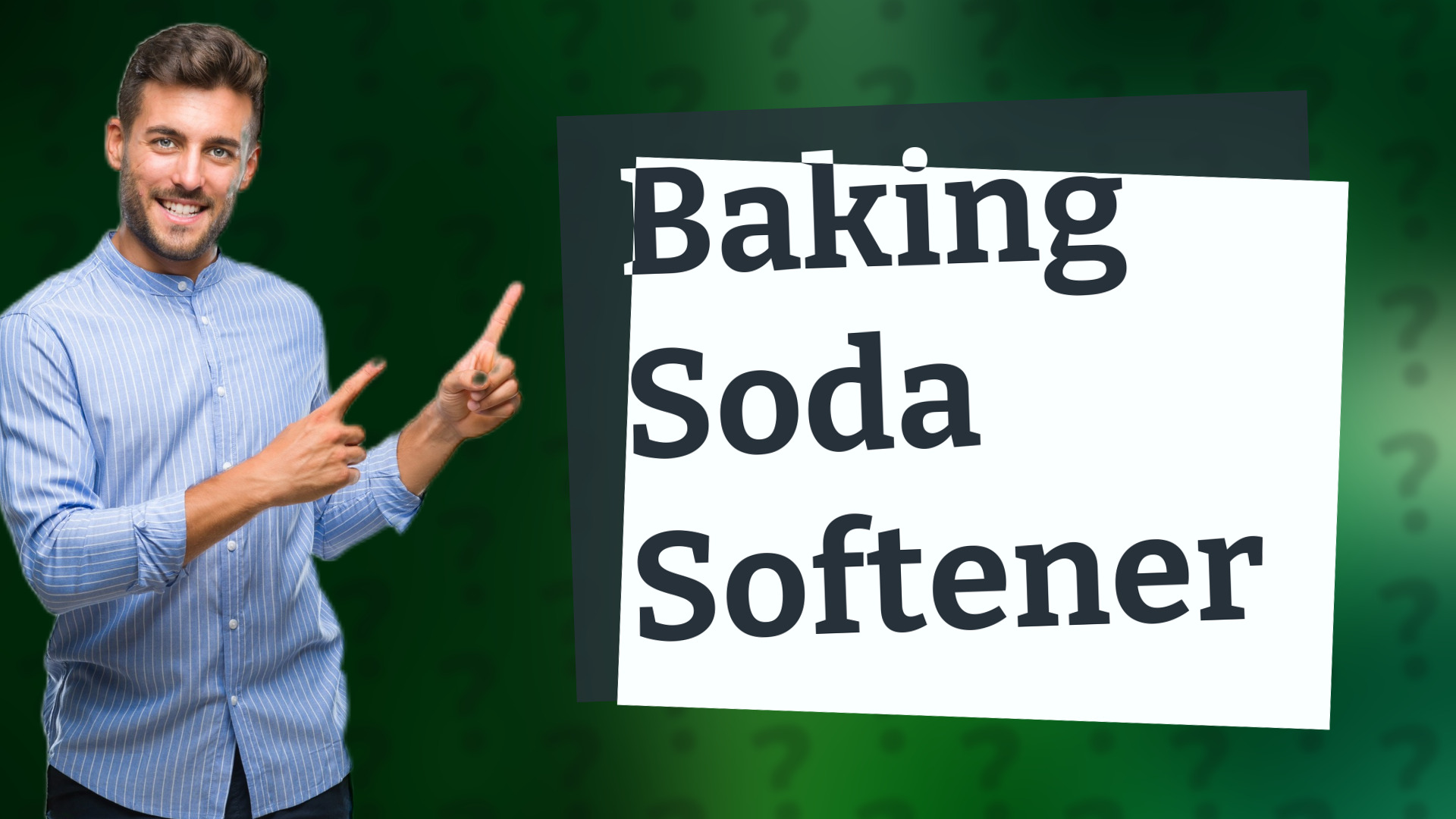 Baking Soda Softener