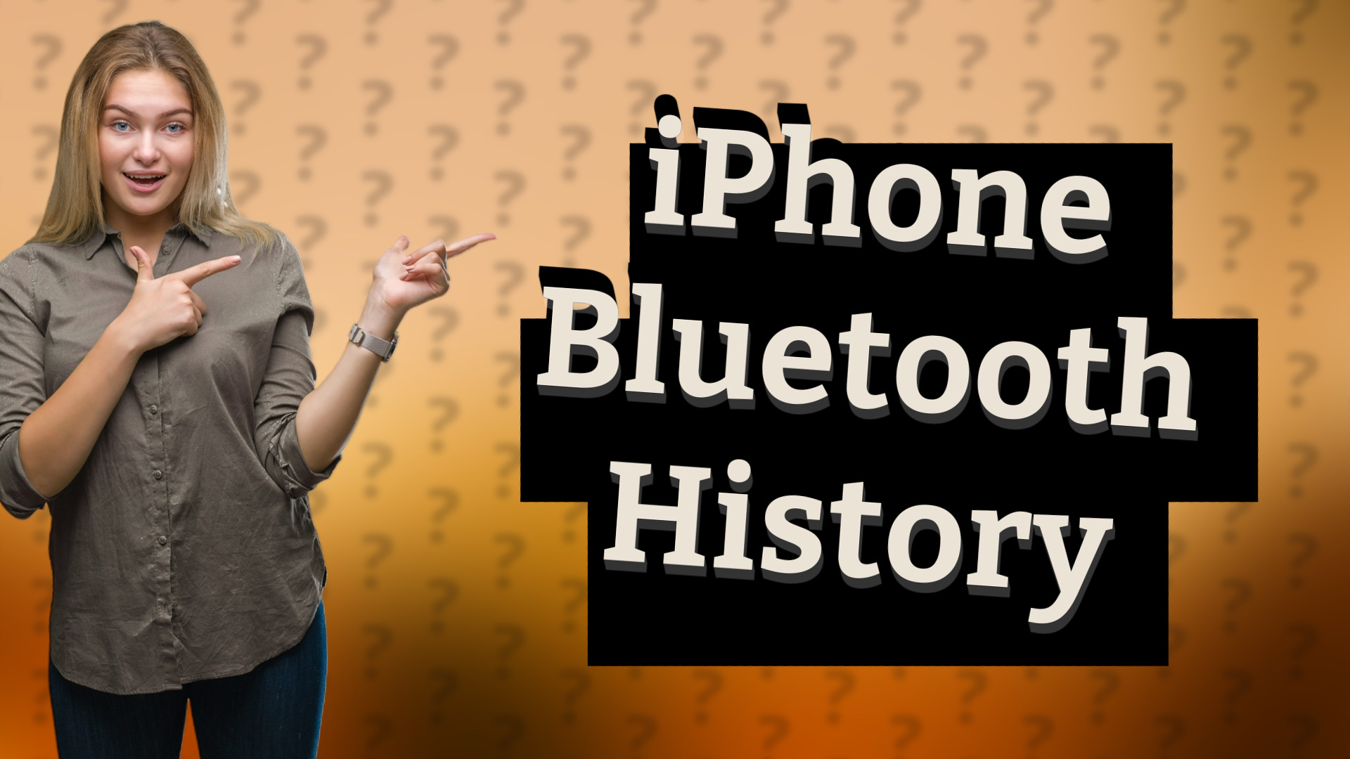 iPhone Bluetooth History