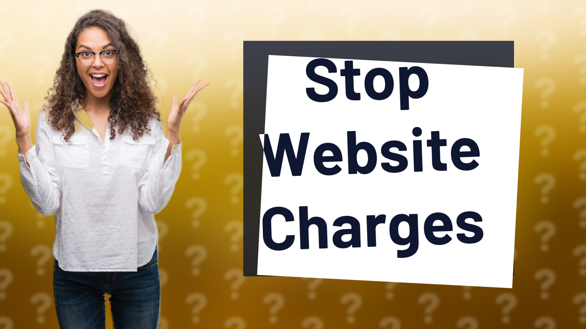 Stop Website Charges