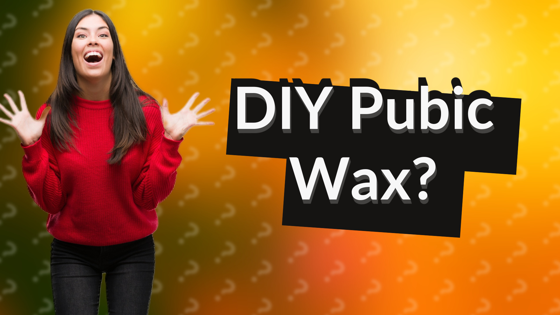 DIY Pubic Wax?