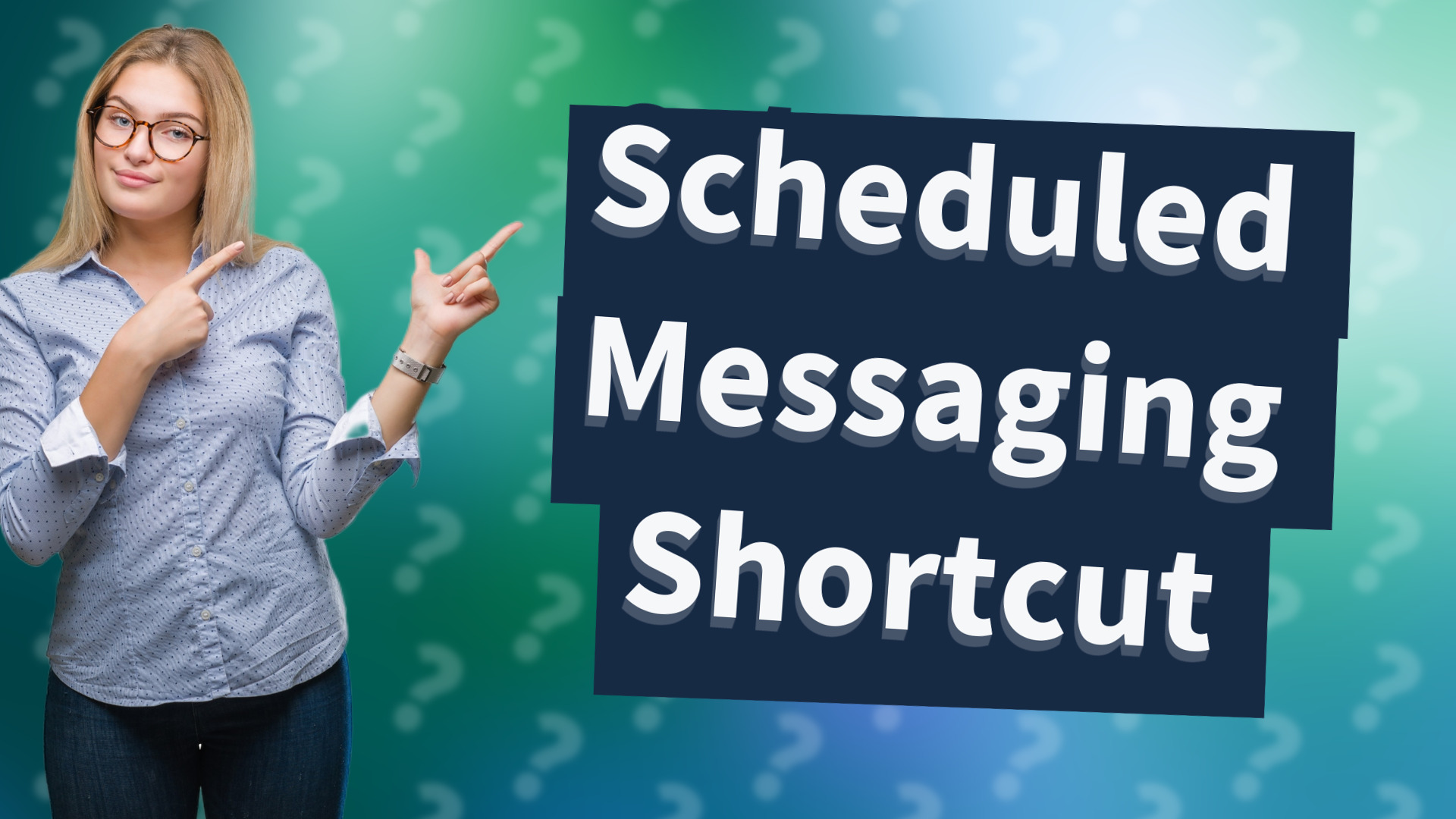 Scheduled Messaging Shortcut