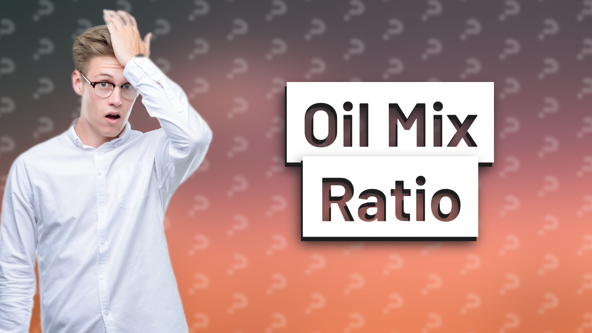 Oil Mix Ratio