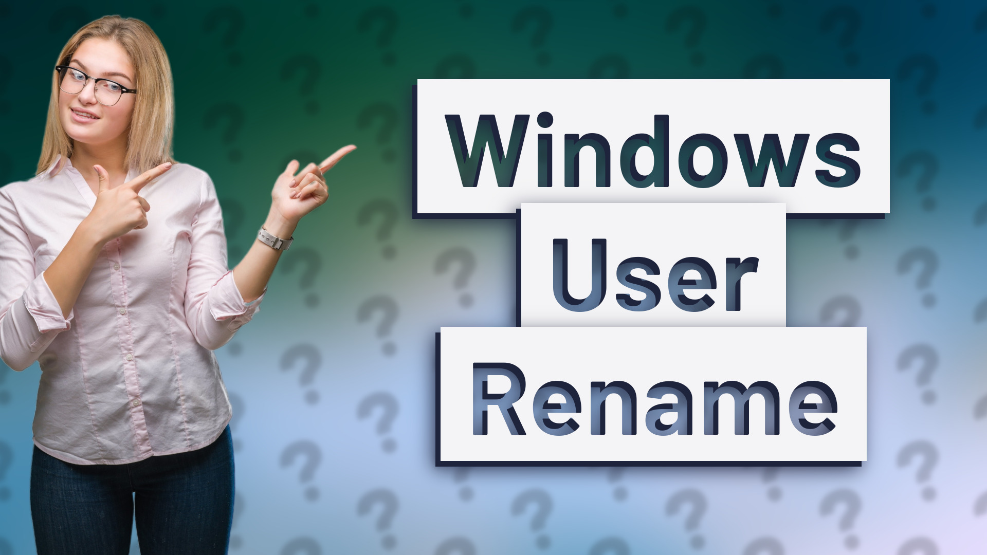 Windows User Rename