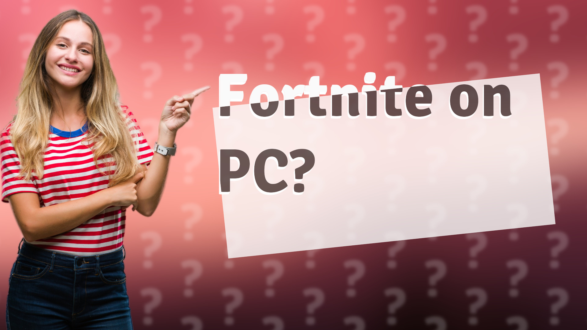 Fortnite on PC?