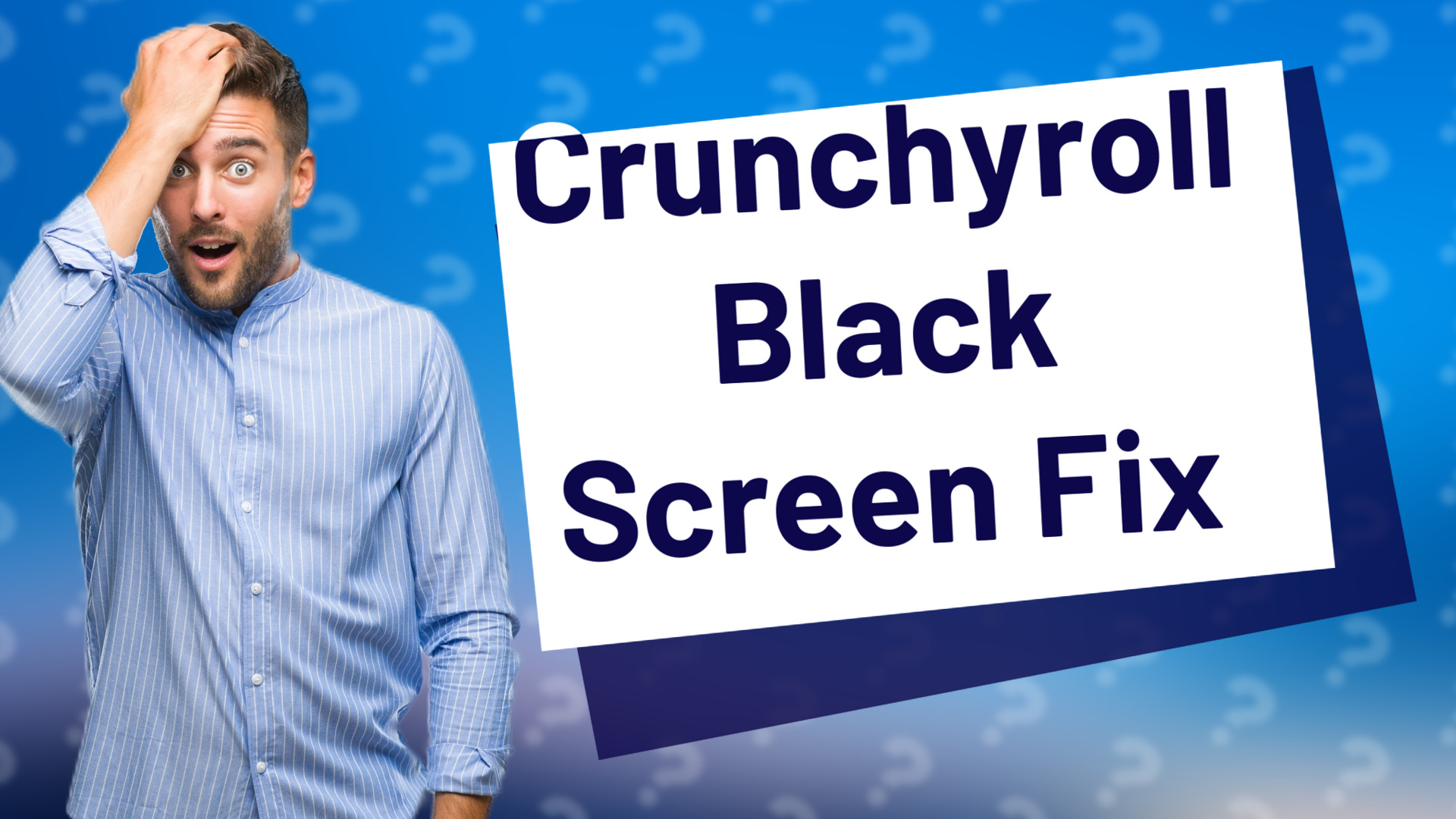 Crunchyroll Black Screen Fix