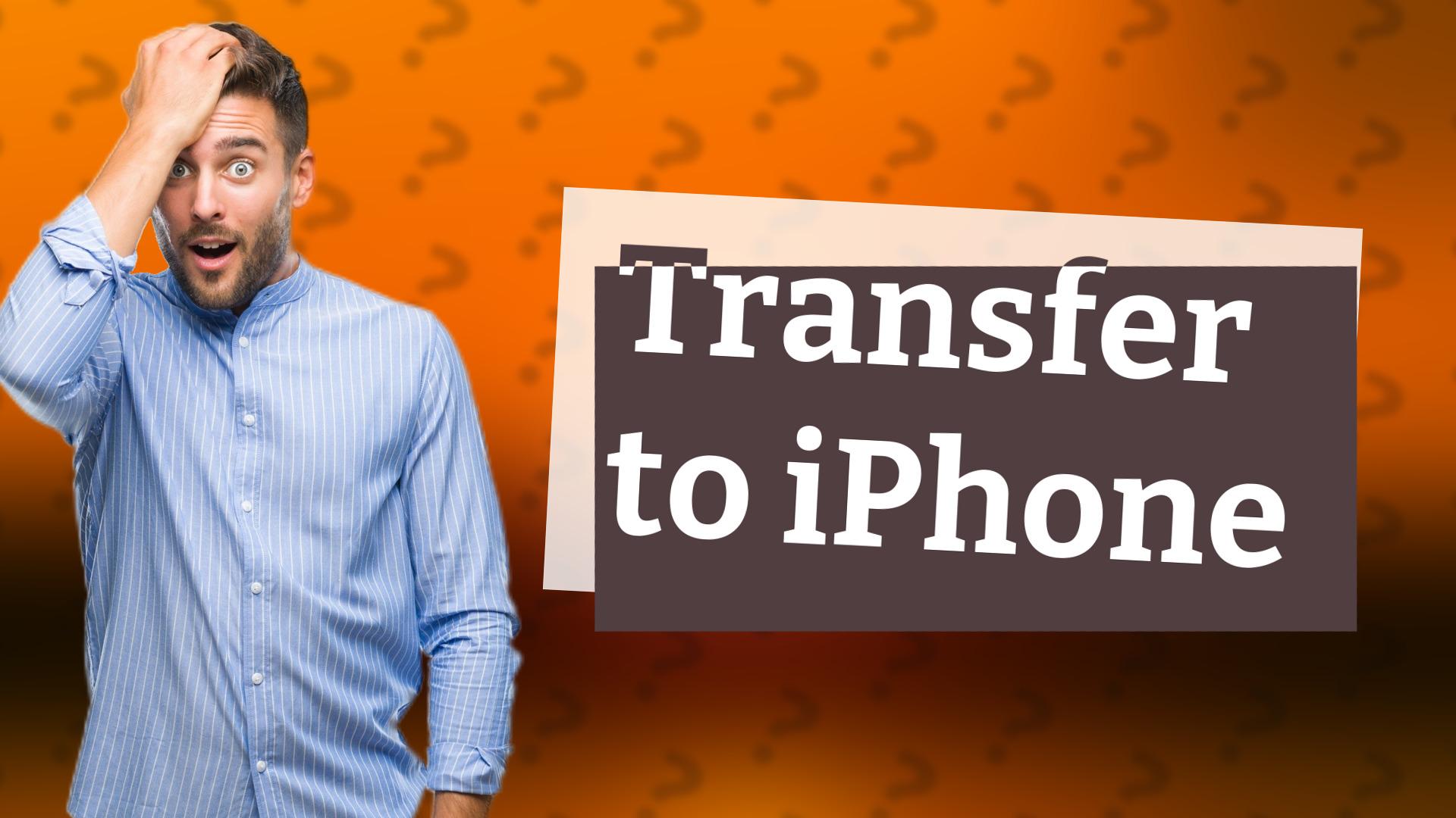 Transfer to iPhone