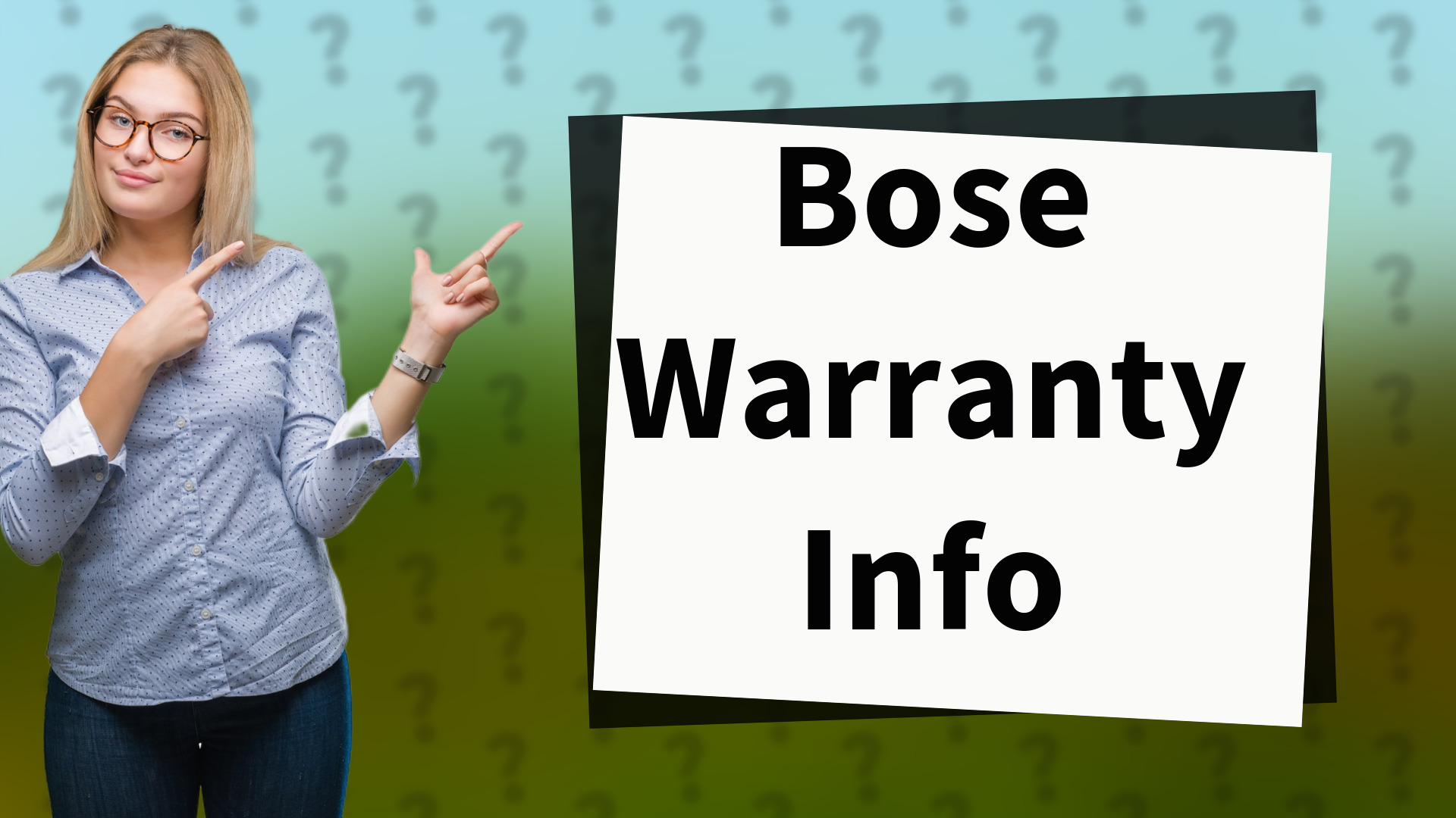Bose Warranty Info