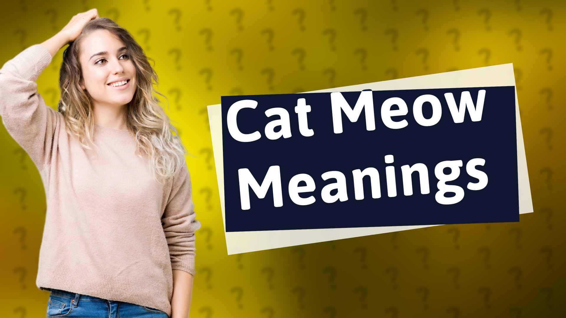 Cat Meow Meanings