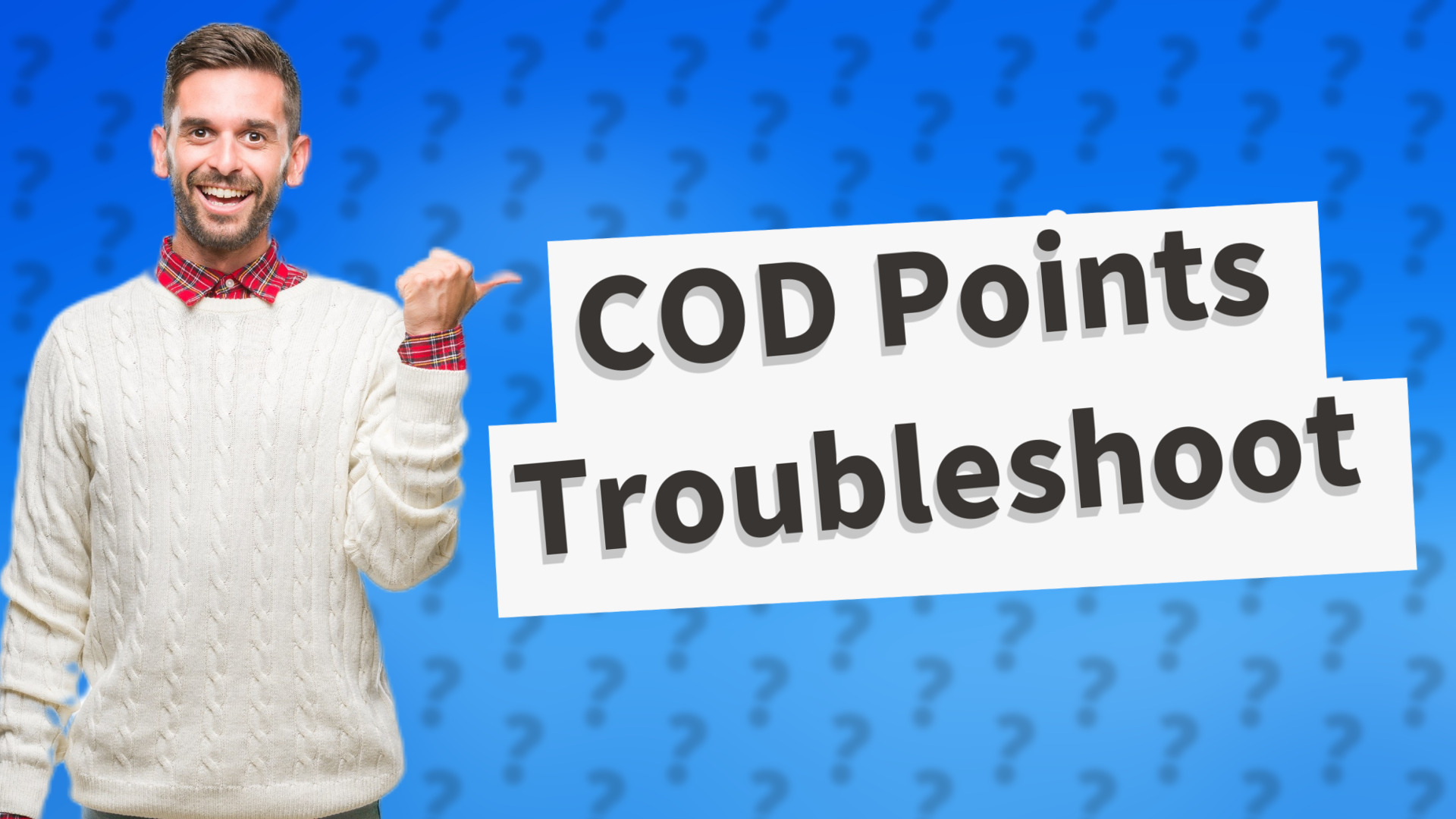 COD Points Troubleshoot