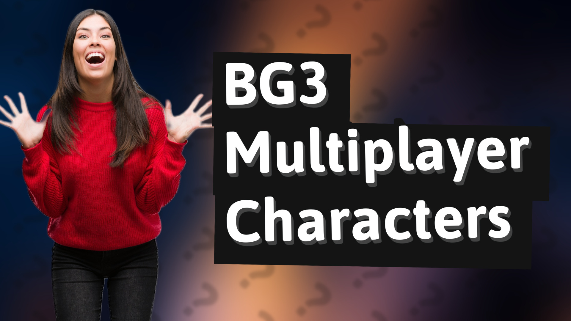 BG3 Multiplayer Characters