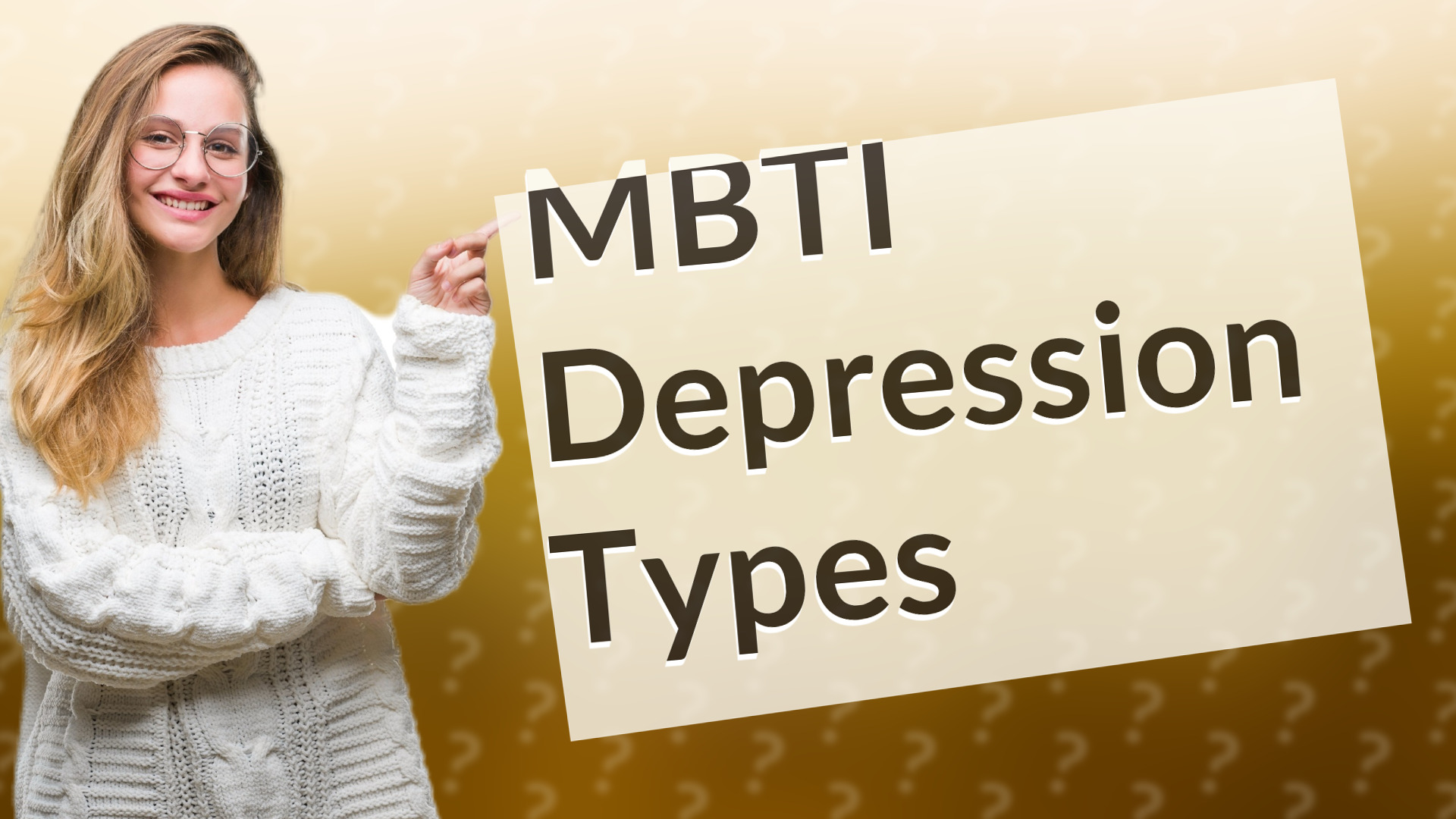 MBTI Depression Types