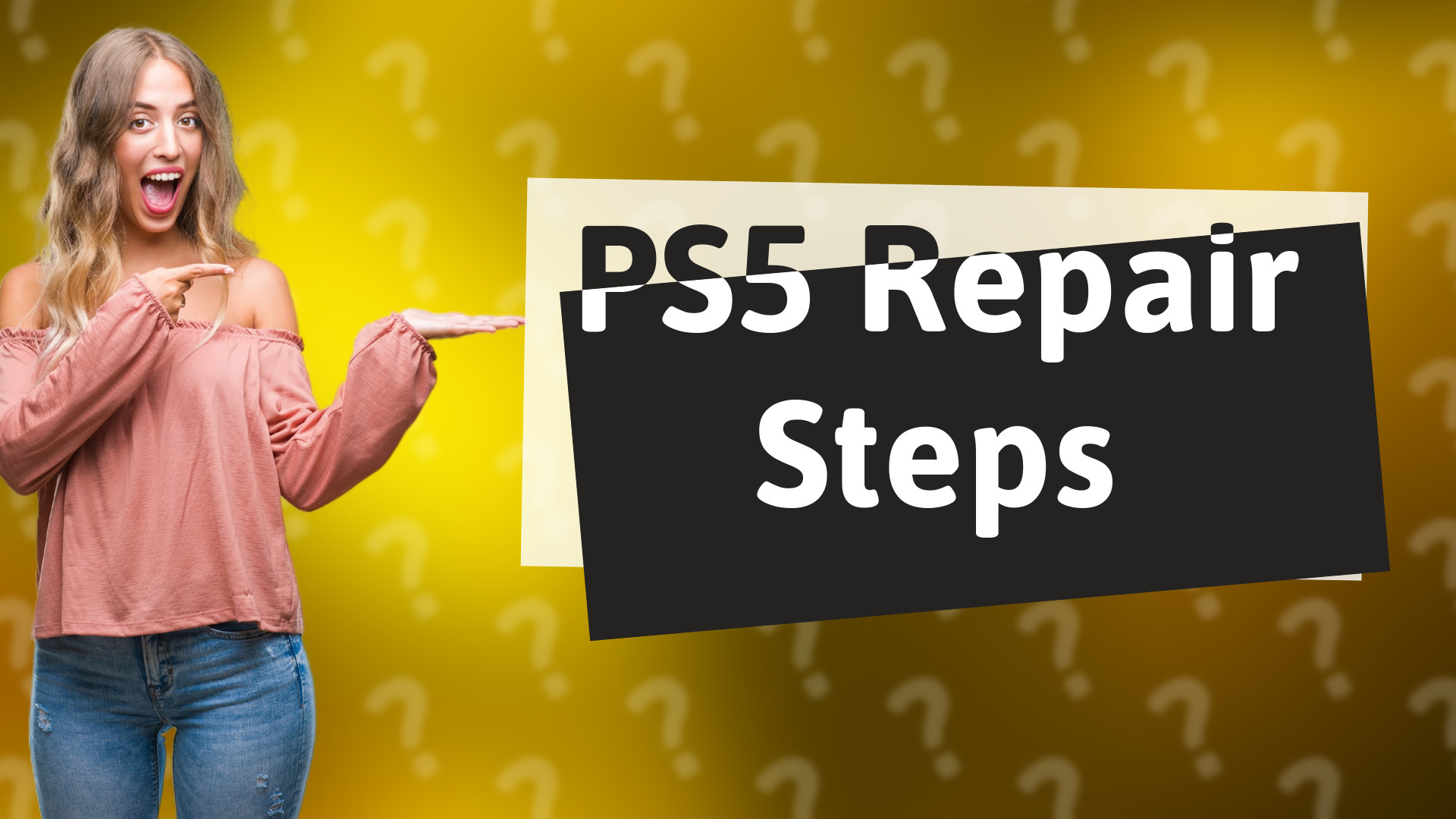 PS5 Repair Steps