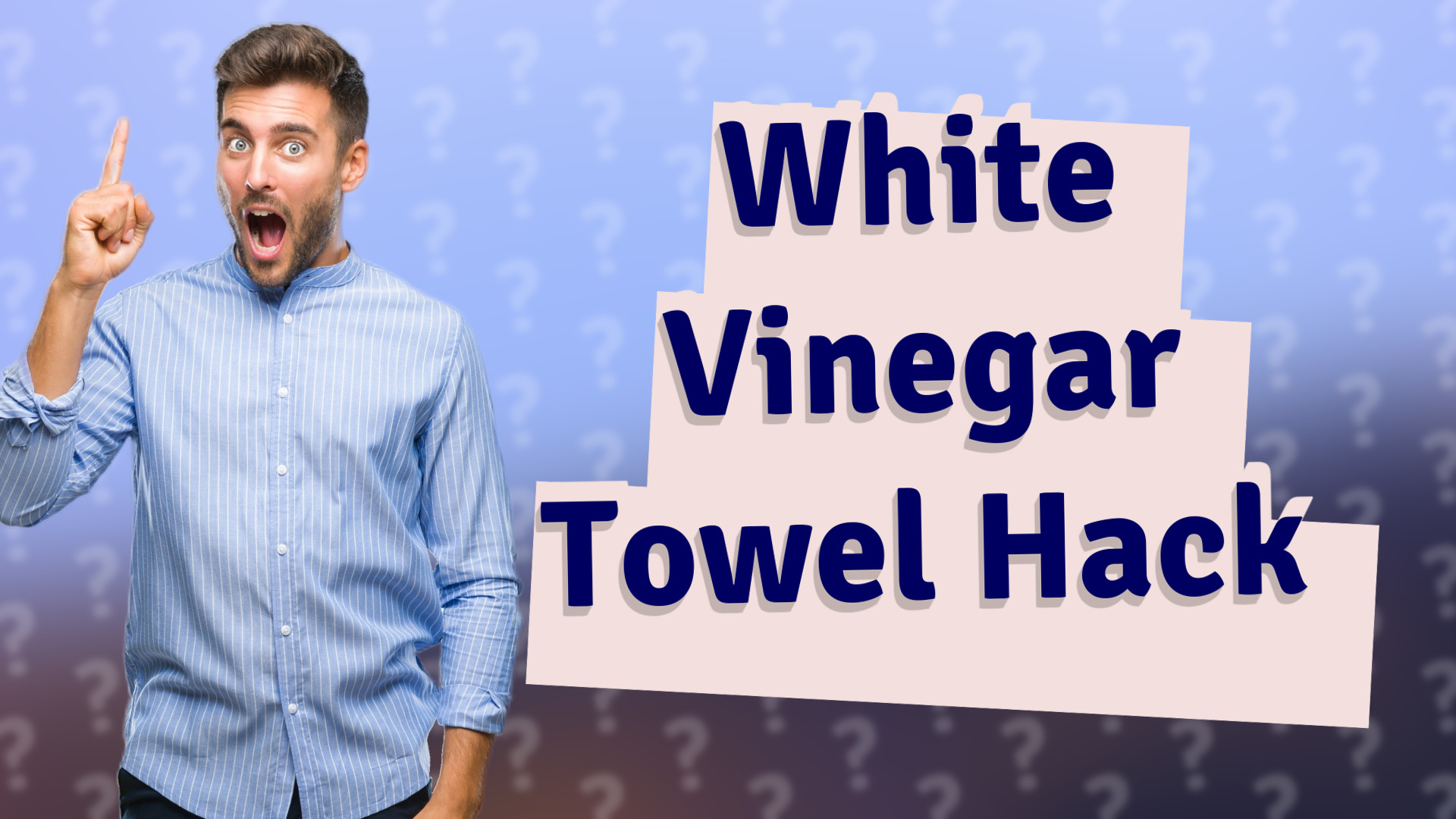 White Vinegar Towel Hack