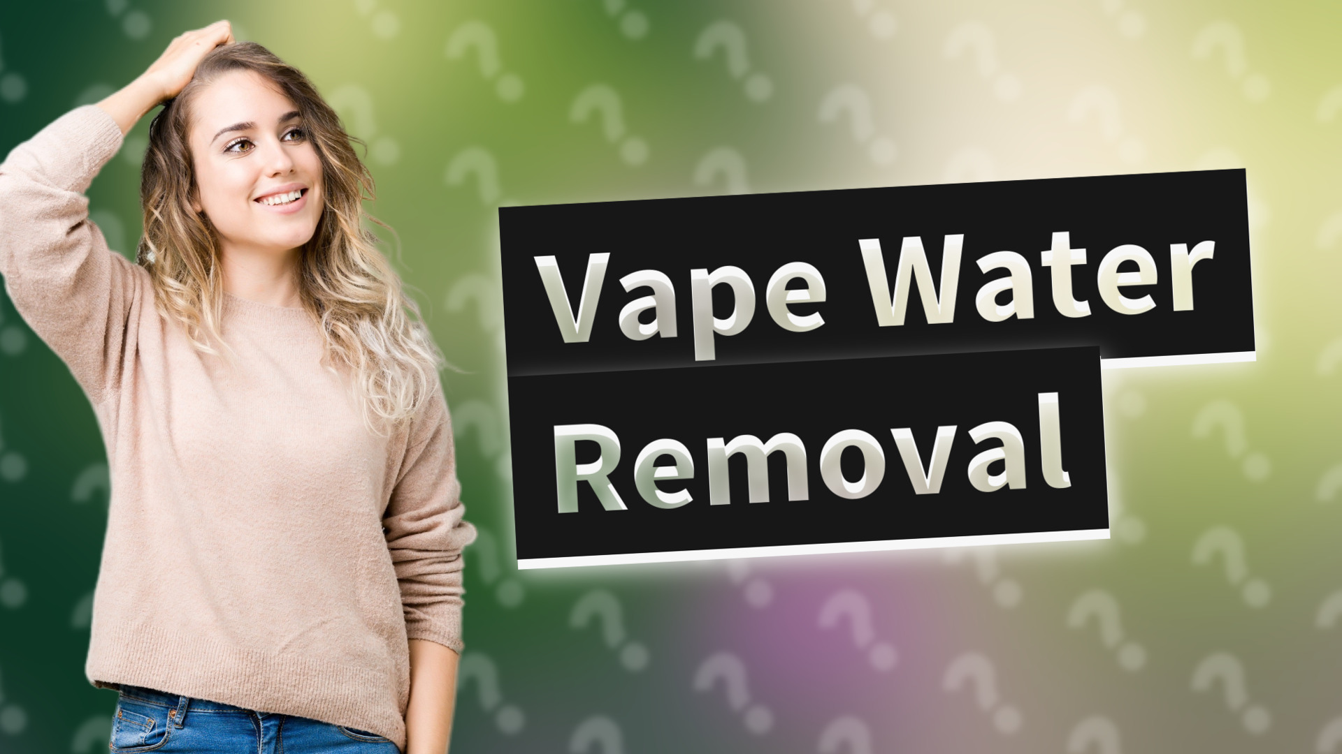 Vape Water Removal