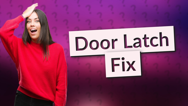 Door Latch Fix