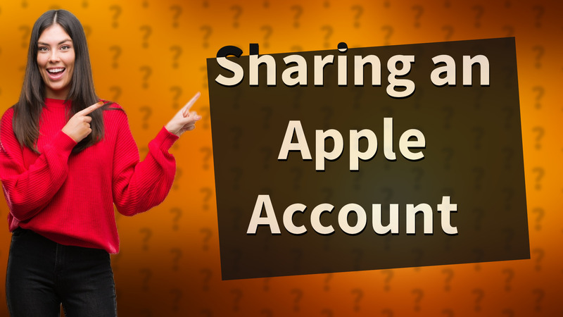 Sharing an Apple Account