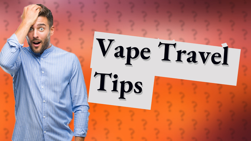 Vape Travel Tips