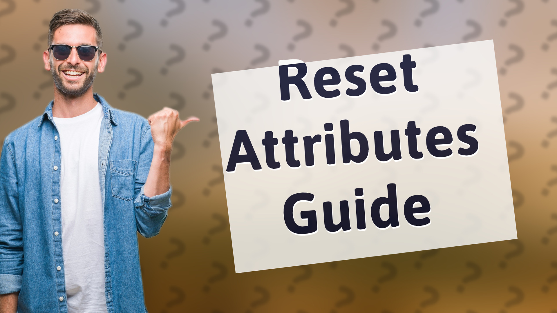 Reset Attributes Guide