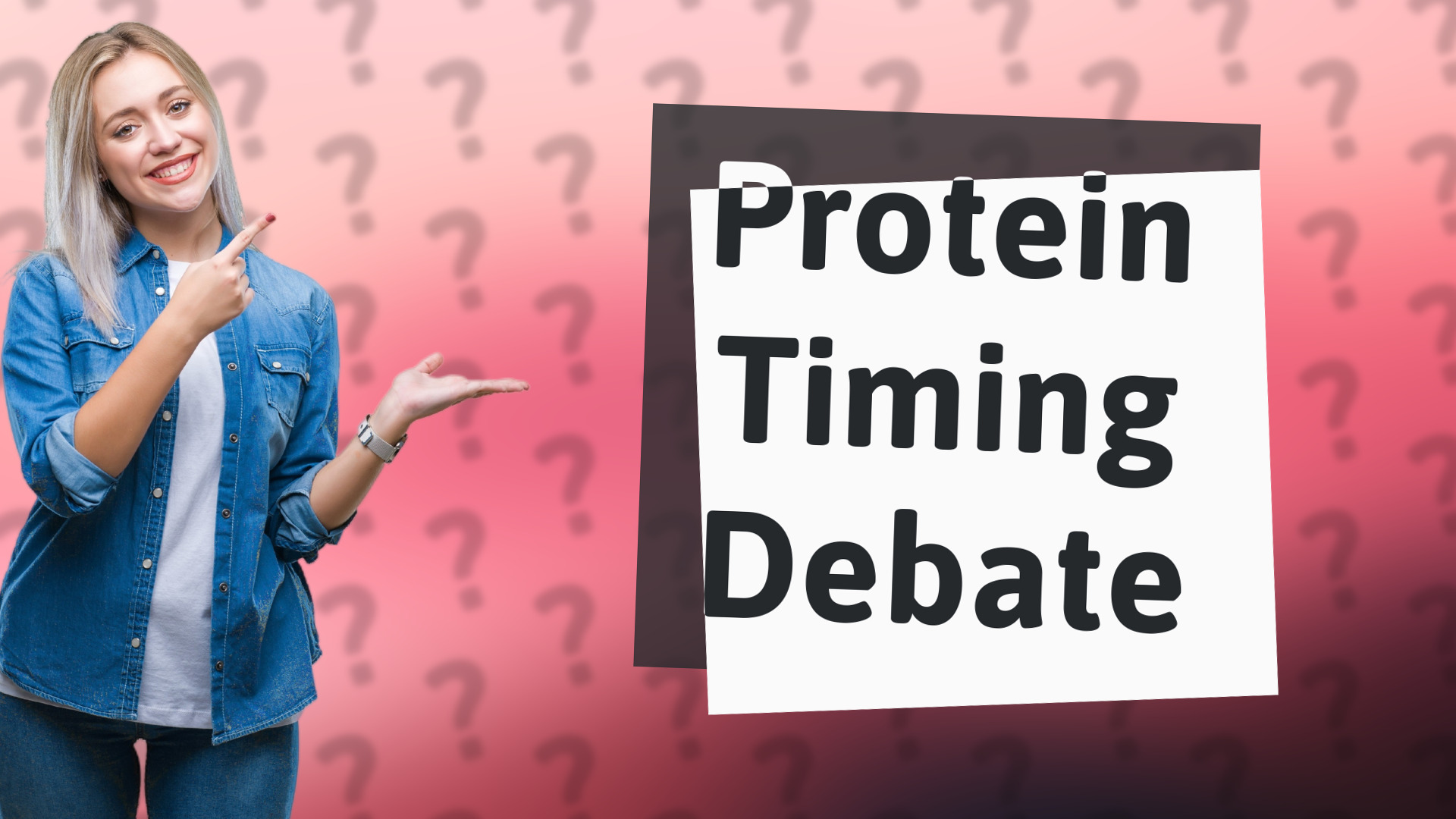 Protein Timing Debate