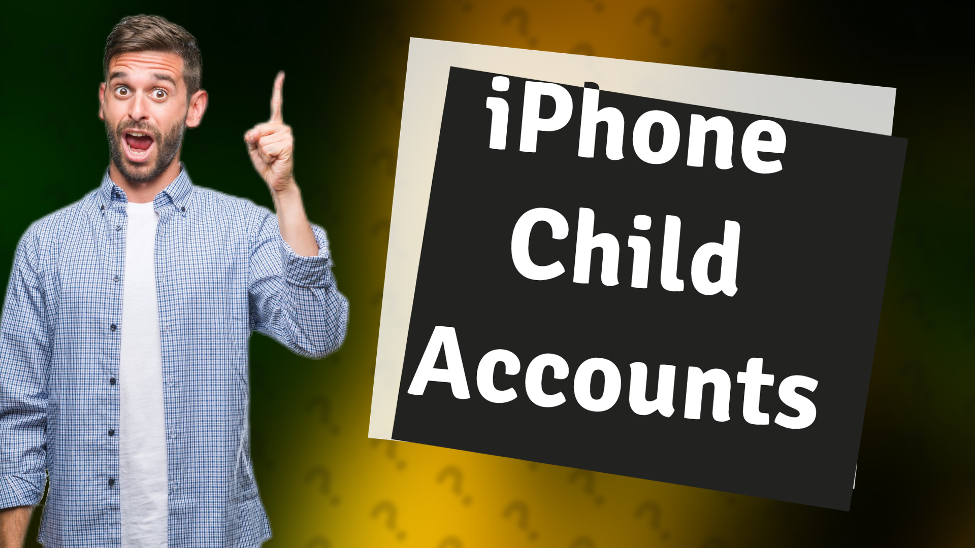 iPhone Child Accounts