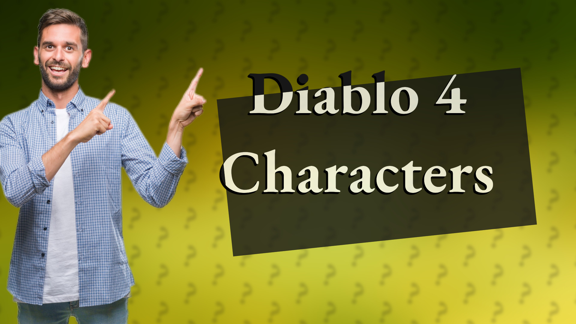 Diablo 4 Characters