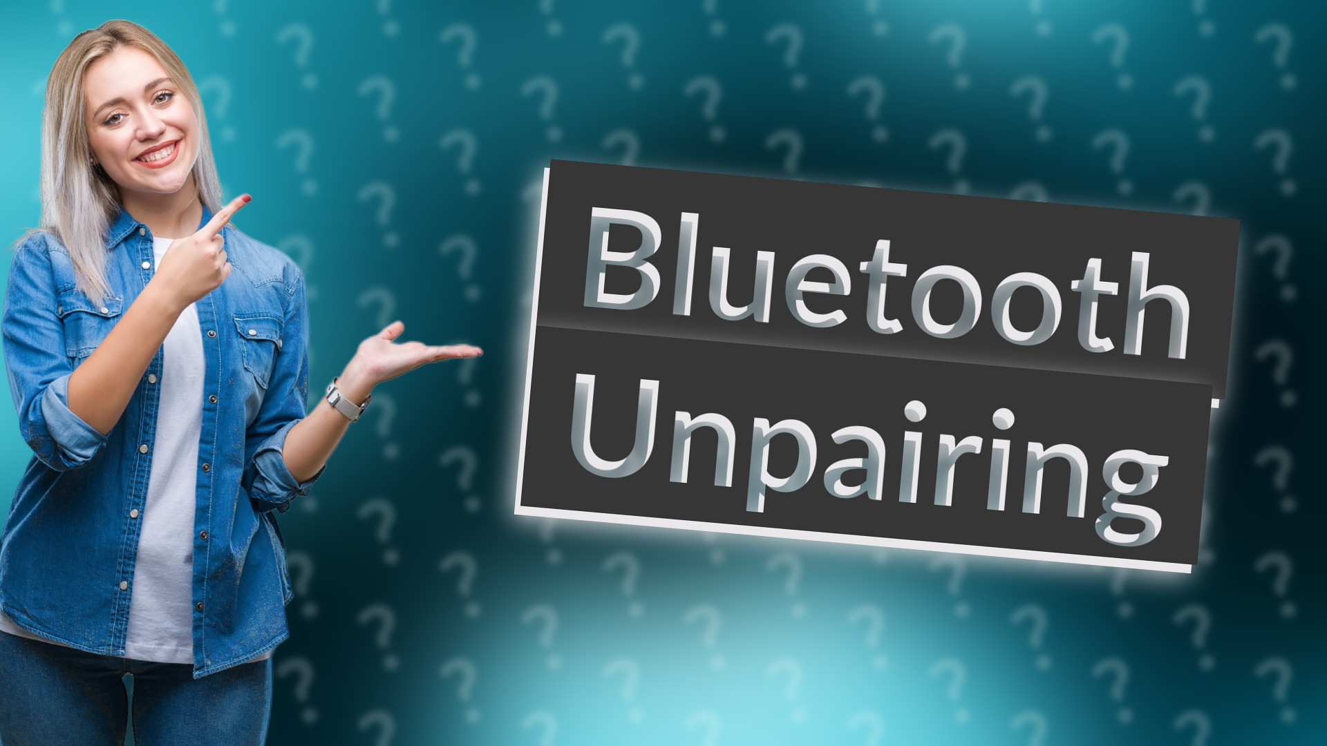 Bluetooth Unpairing