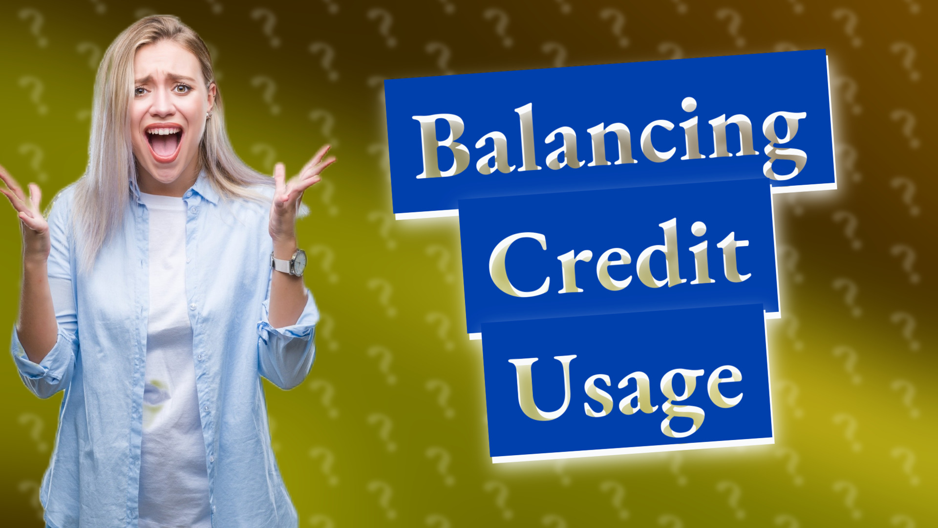 Balancing Credit Usage