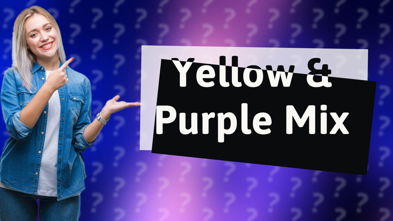 Yellow & Purple Mix