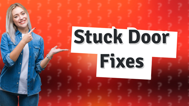Stuck Door Fixes