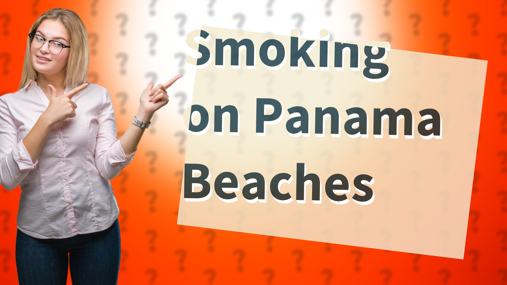 Smoking on Panama Beaches