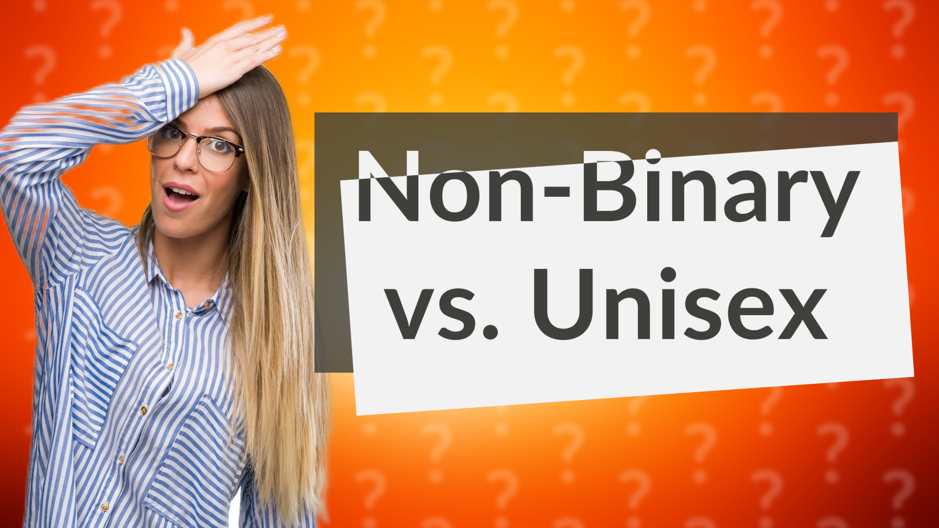 Non-Binary vs. Unisex