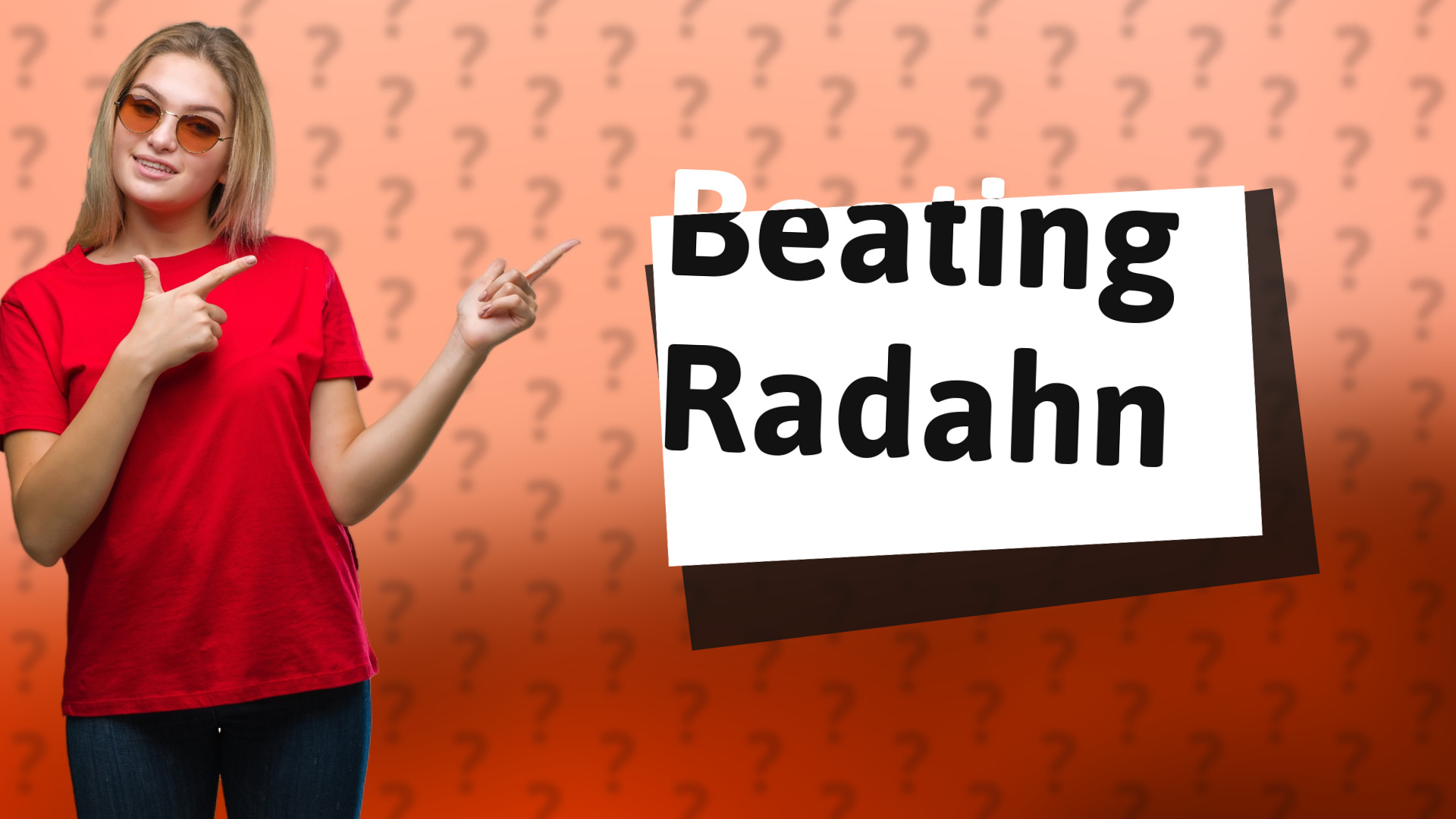 Beating Radahn