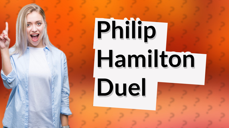Philip Hamilton Duel