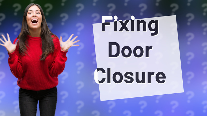 Fixing Door Closure