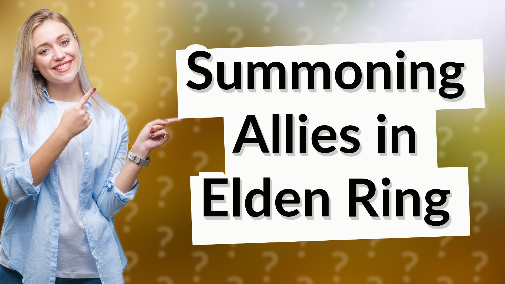 Summoning Allies in Elden Ring