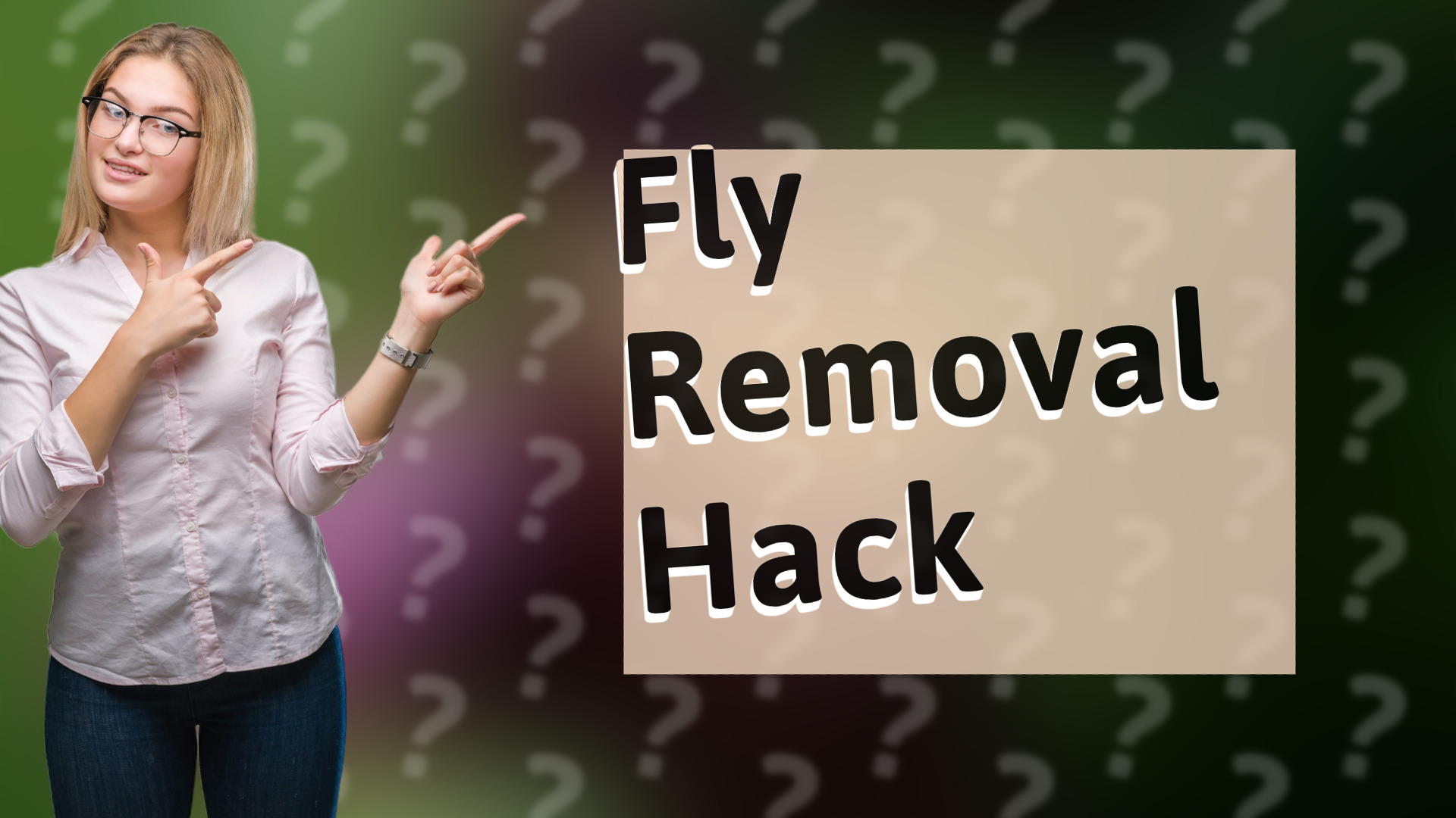 Fly Removal Hack