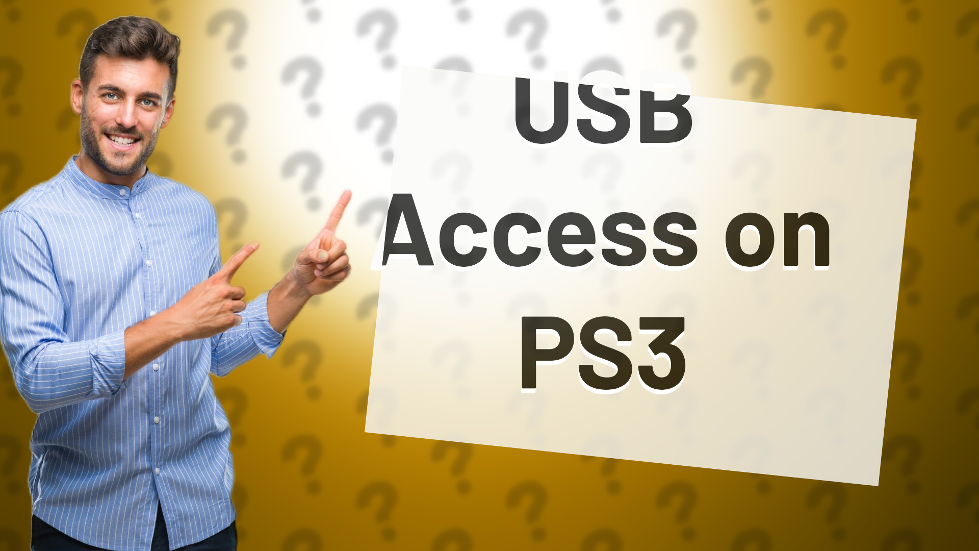 USB Access on PS3