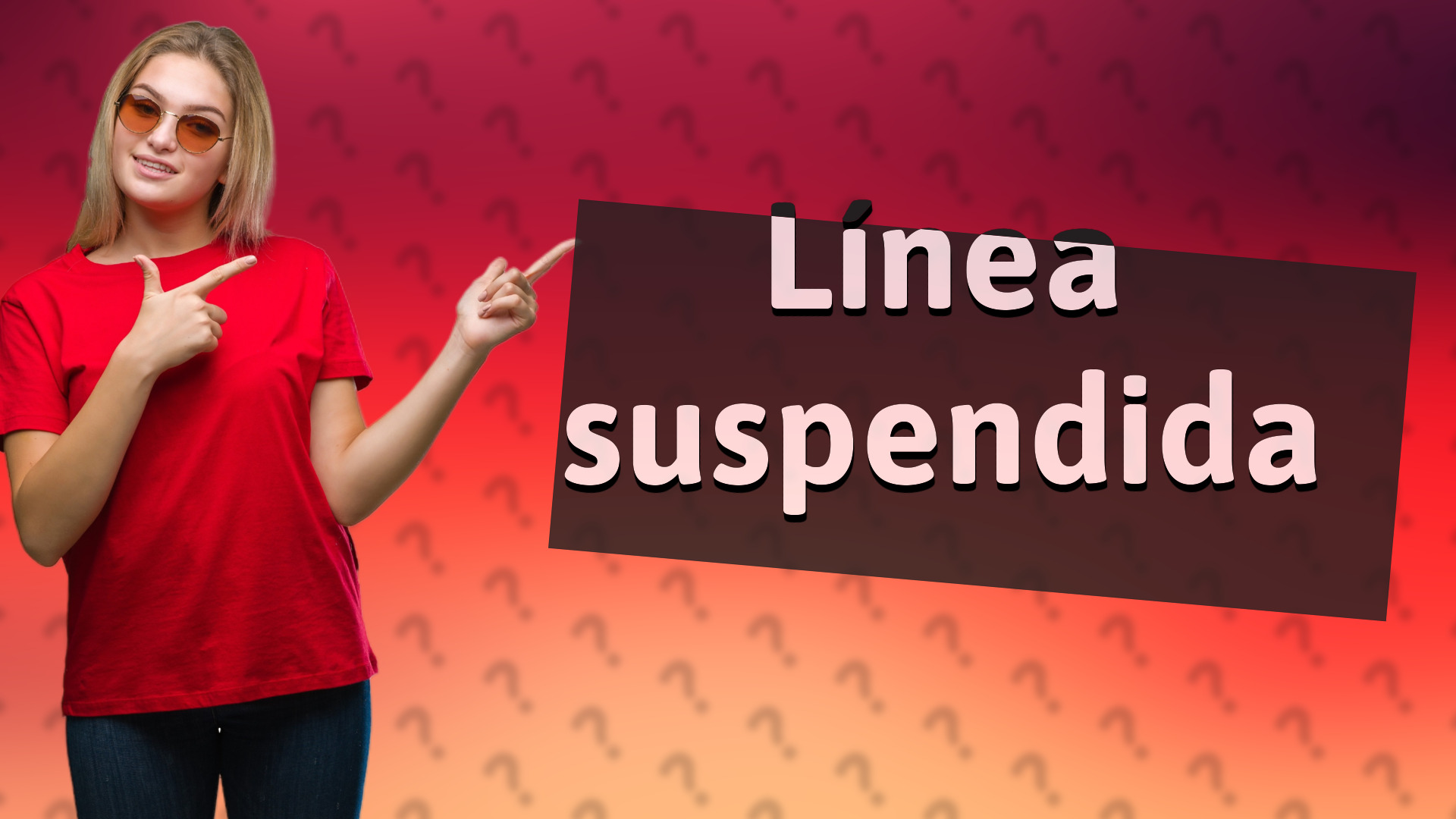 Línea suspendida