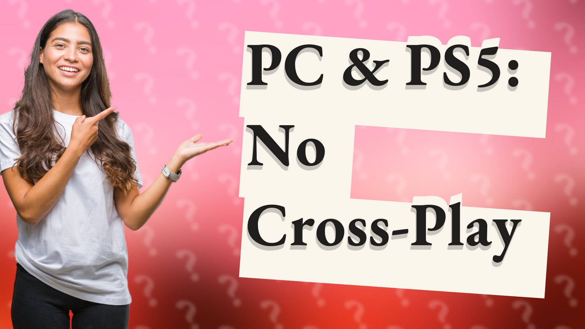 PC & PS5: No Cross-Play