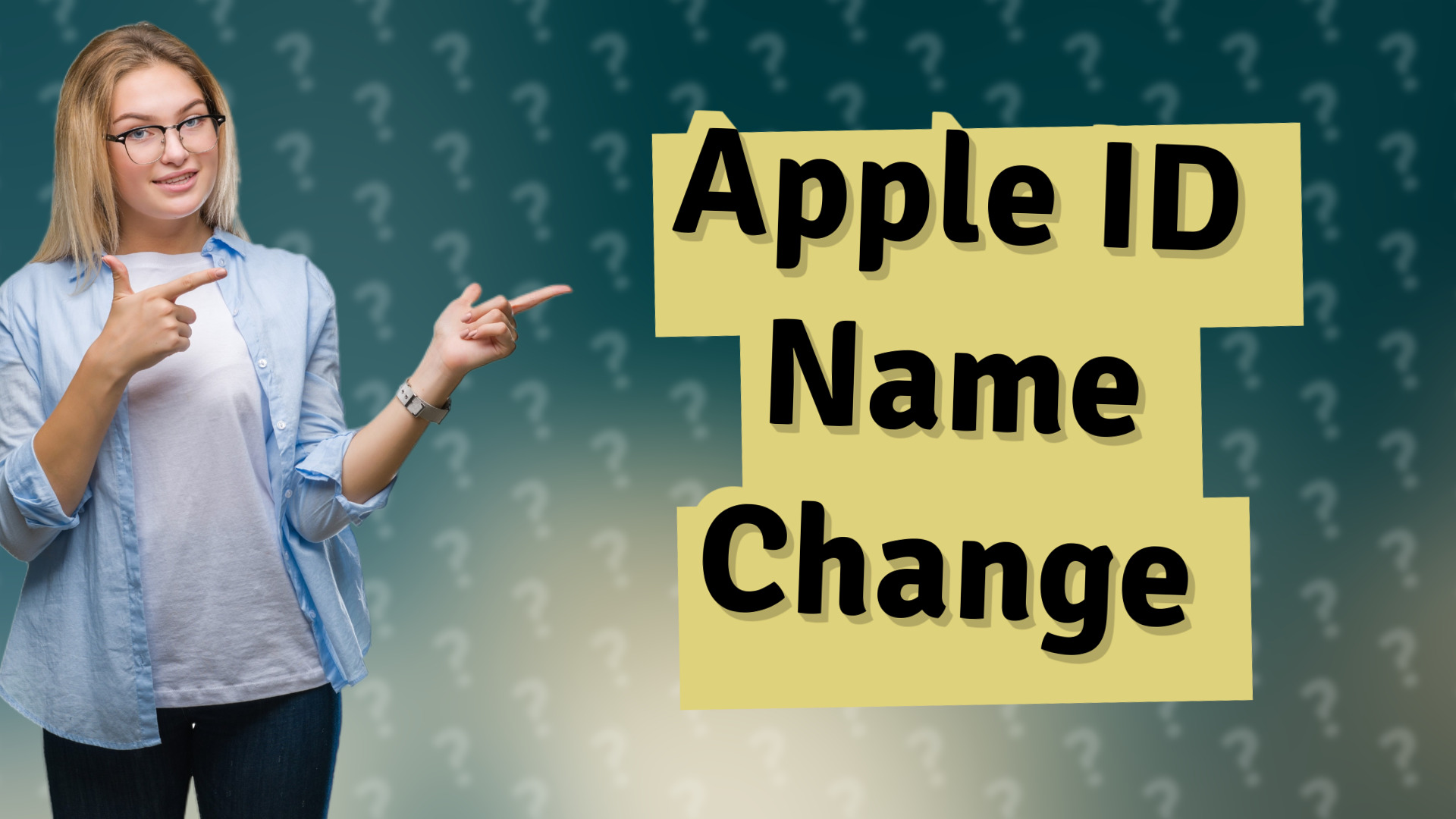 Apple ID Name Change