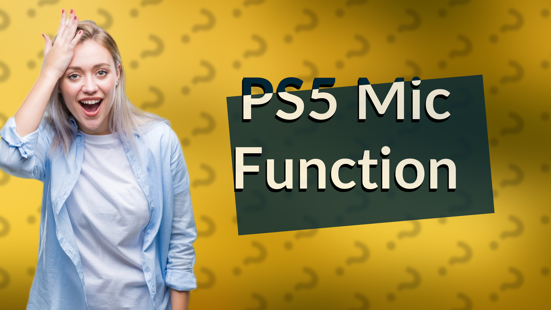 PS5 Mic Function