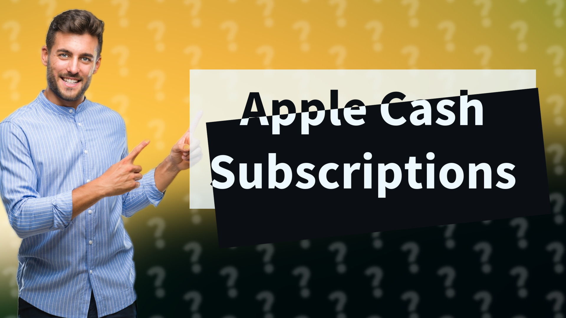 Apple Cash Subscriptions